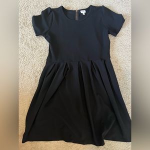 Lularoe Amelia in all black, size 3XL